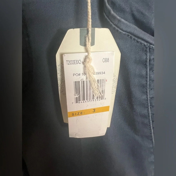 Jolt Juniors Size 3 26w Blue Sateen Ankle Zip Skinny Leg Jeans - Picture 2 of 8